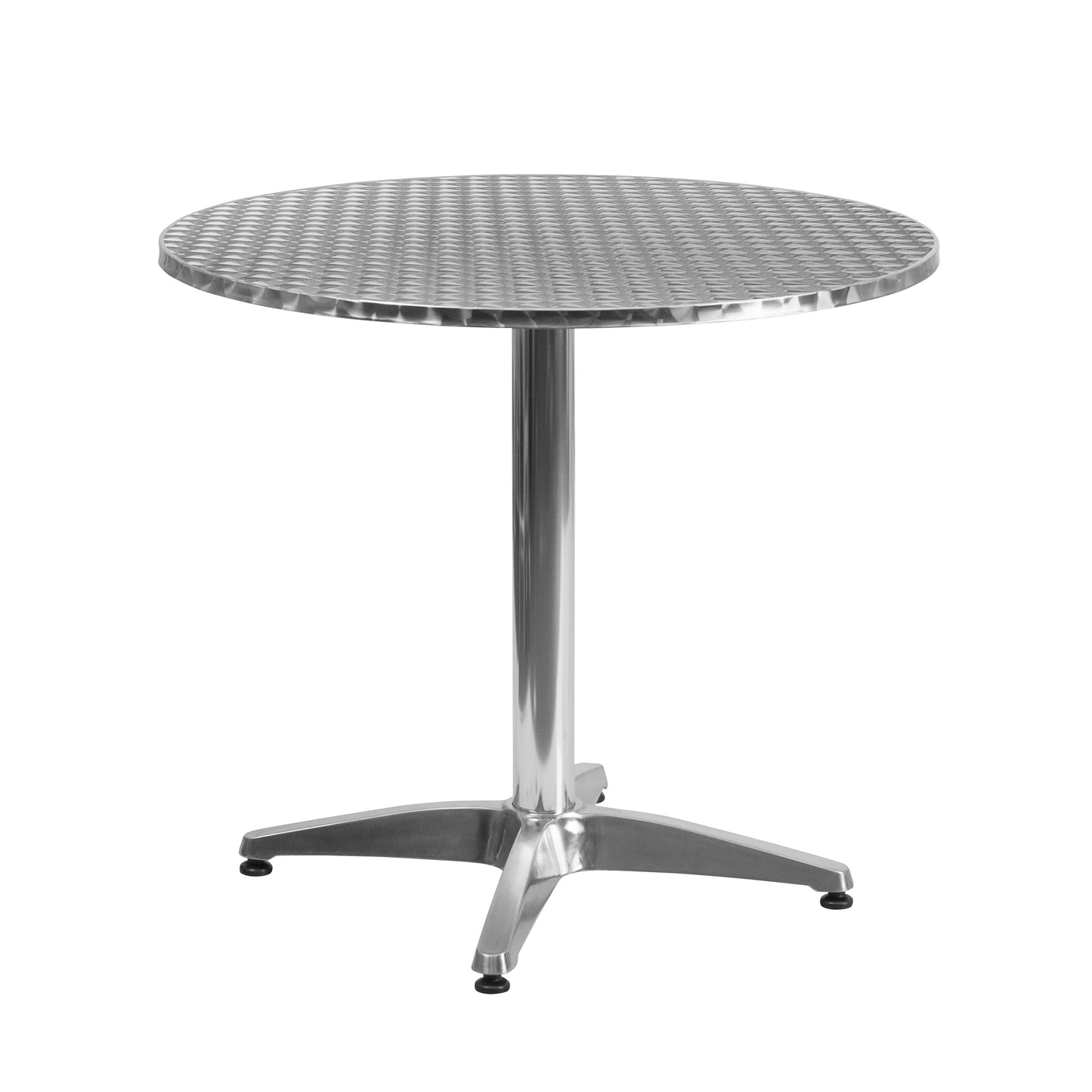 31.5RD Aluminum Table Set TLH-ALUM-32RD-017BCHR2-GG