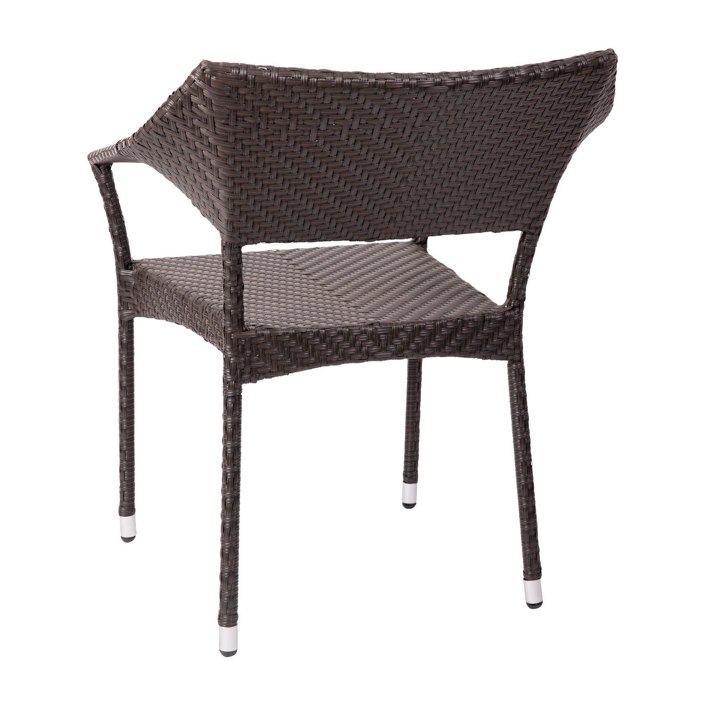 Espresso Patio Stack Chair TT-TT002-ESP-GG