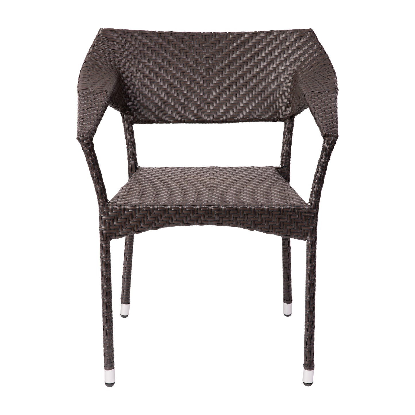 Espresso Patio Stack Chair TT-TT002-ESP-GG