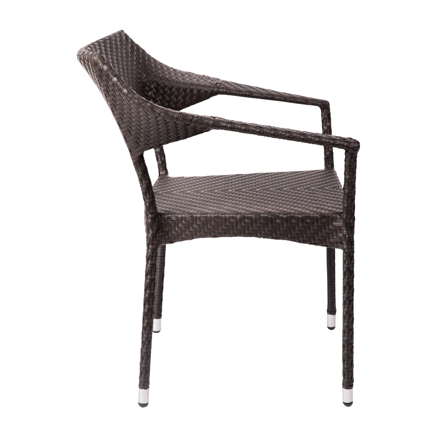 Espresso Patio Stack Chair TT-TT002-ESP-GG