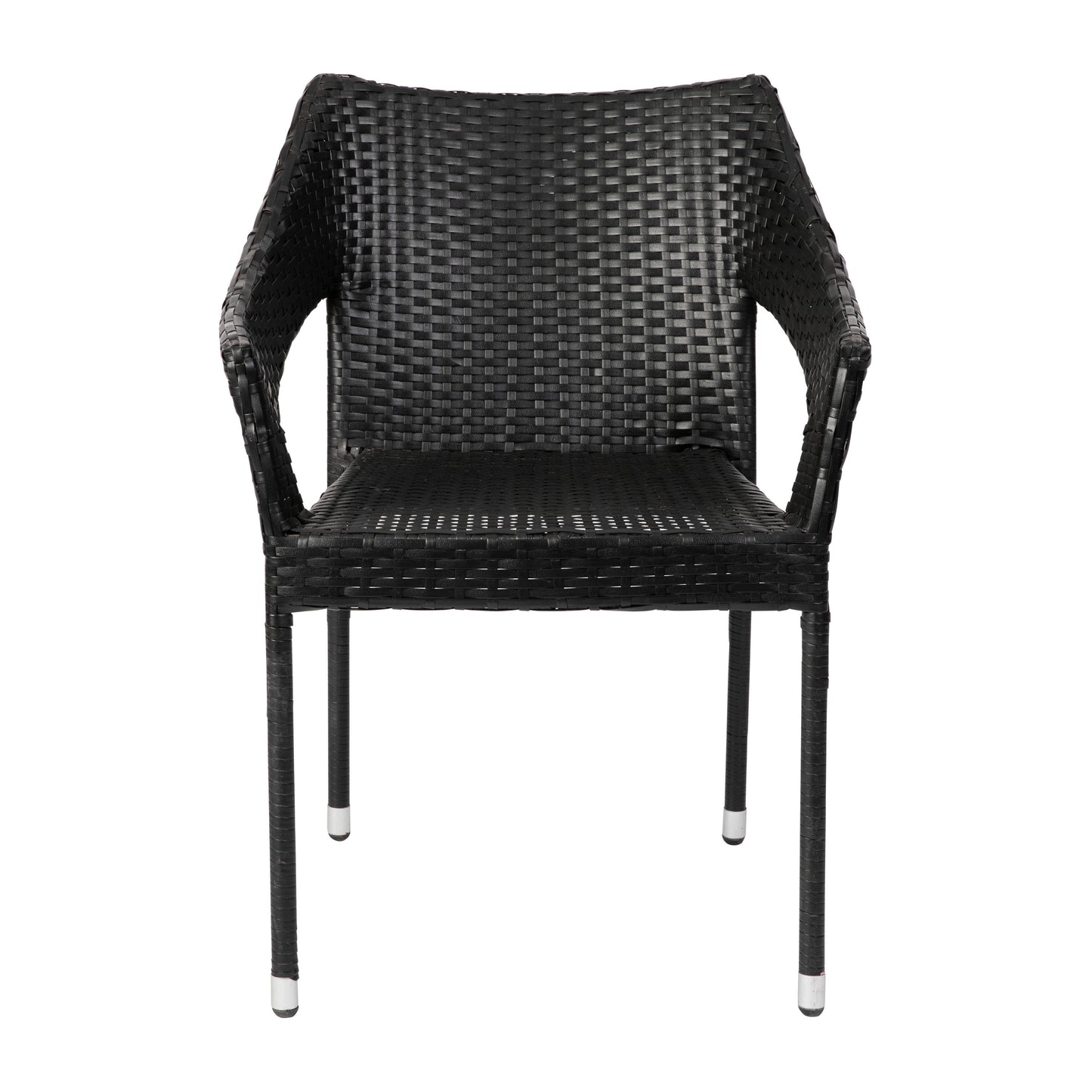 Black Patio Stack Chair TT-TT02-BK-GG