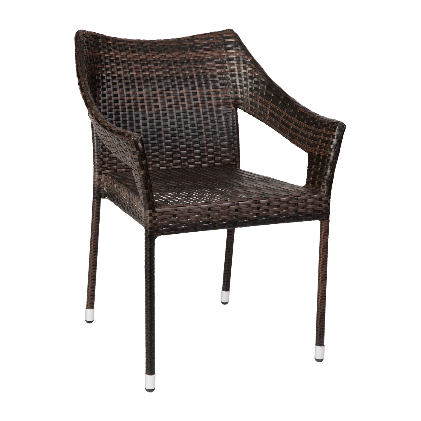 Espresso Patio Stack Chair TT-TT02-ESP-GG