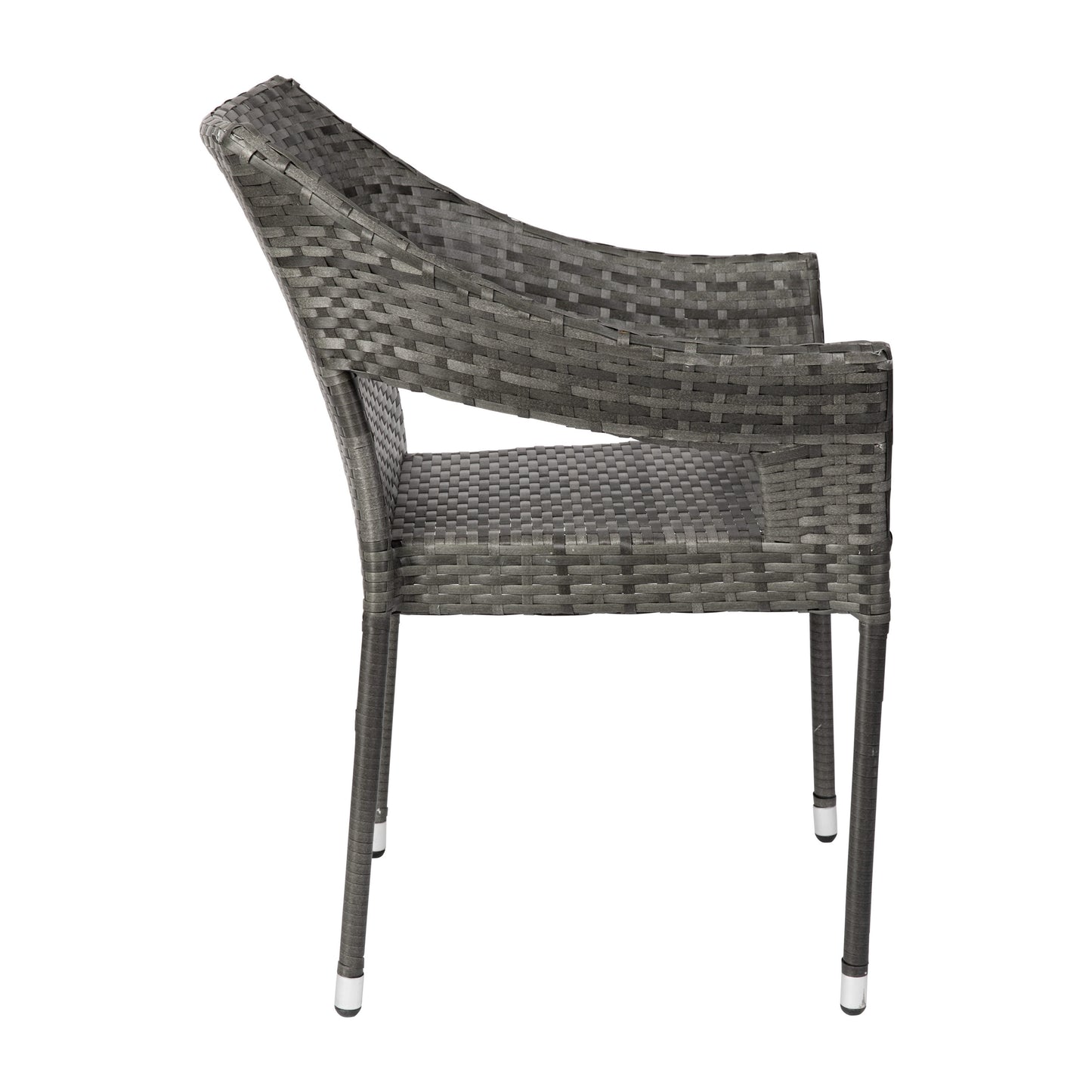 Gray Patio Stack Chair TT-TT02-GY-GG