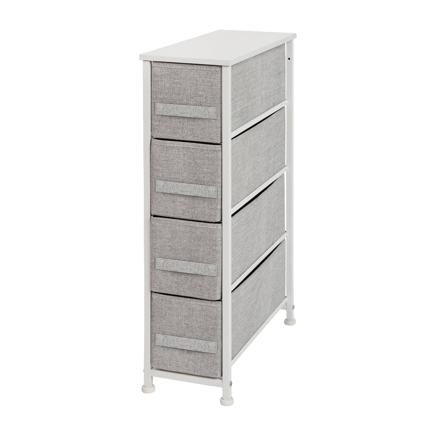 White/Gray Tall Organizer WX-5L203-WH-GR-GG