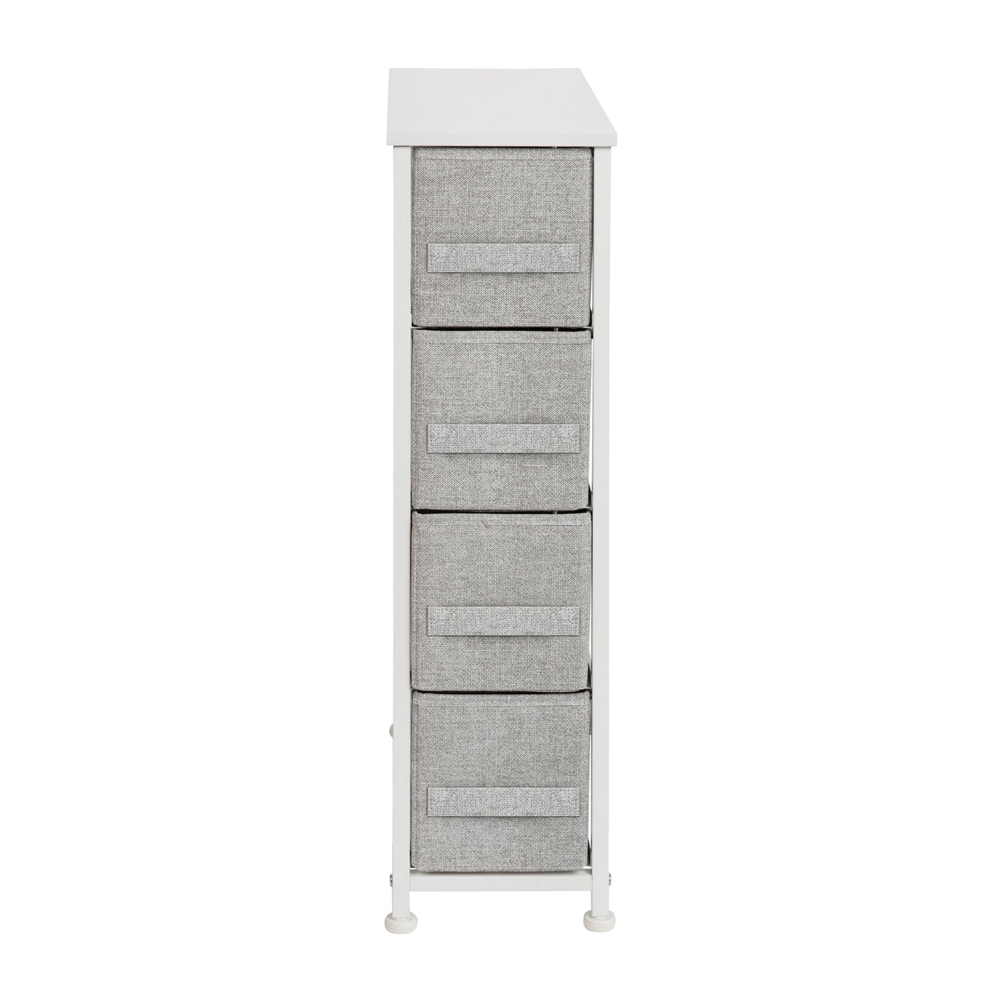 White/Gray Tall Organizer WX-5L203-WH-GR-GG