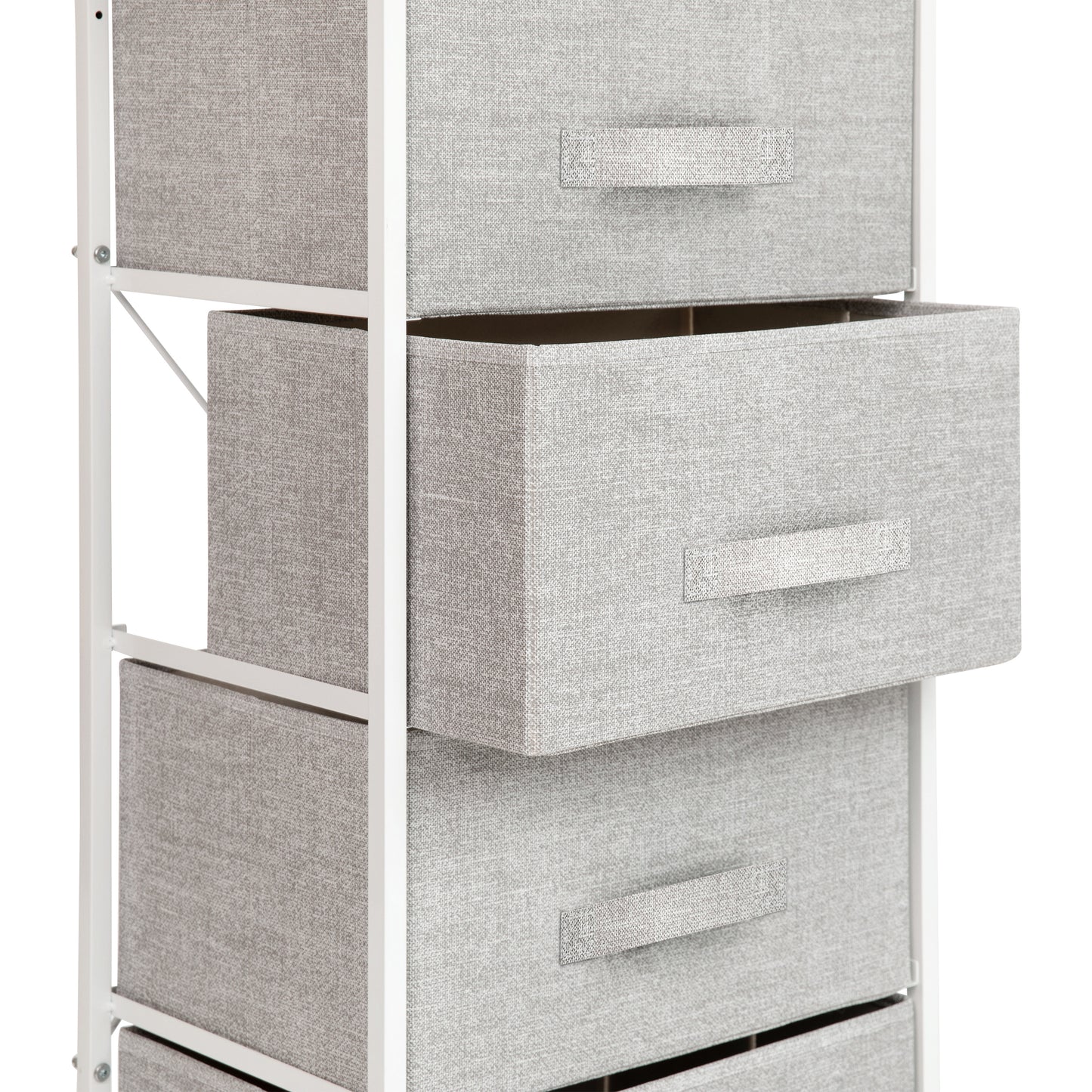 White/Gray Tall Organizer WX-5L203-X-WH-GR-GG