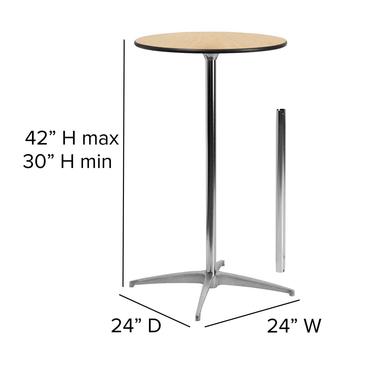 Adjustable Height Cocktail Table