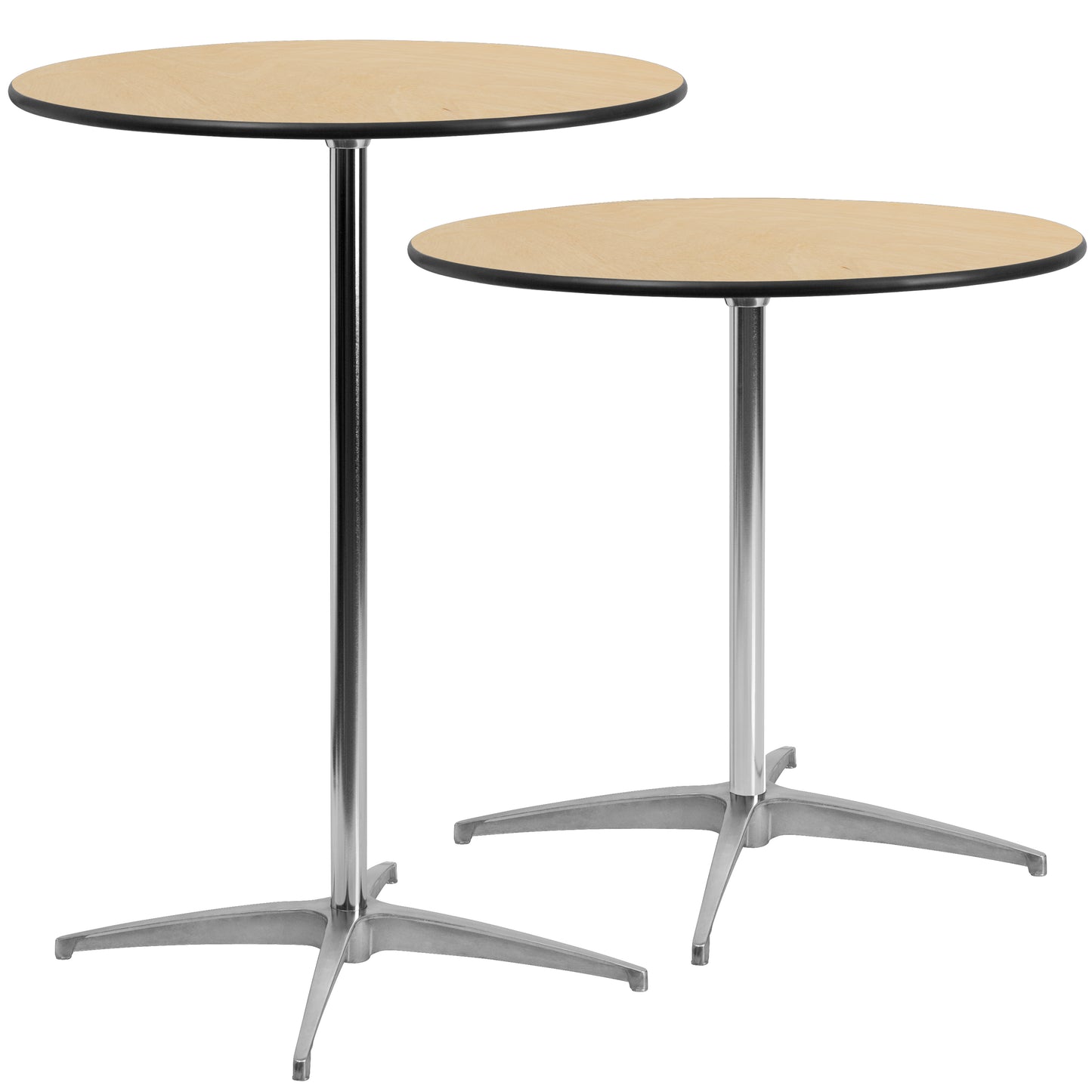 Adjustable Height Cocktail Table with 2 Columns (30" and 42")