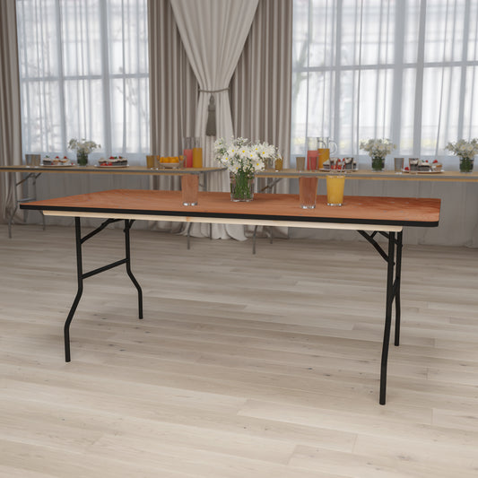 30x72 Wood Fold Table XA-3672-P-GG