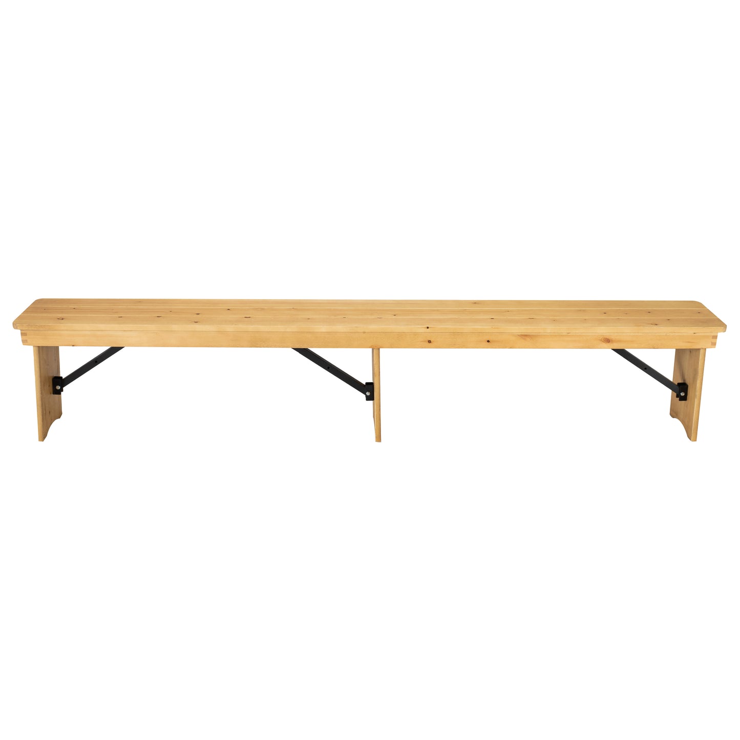 8'x12" Folding Farm Bench XA-B-96X12-L-LN-GG