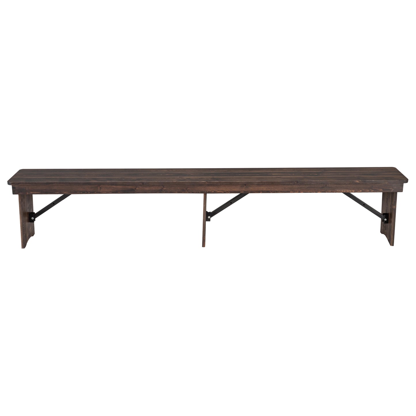 8'x12" Folding Farm Bench XA-B-96X12-L-MG-GG