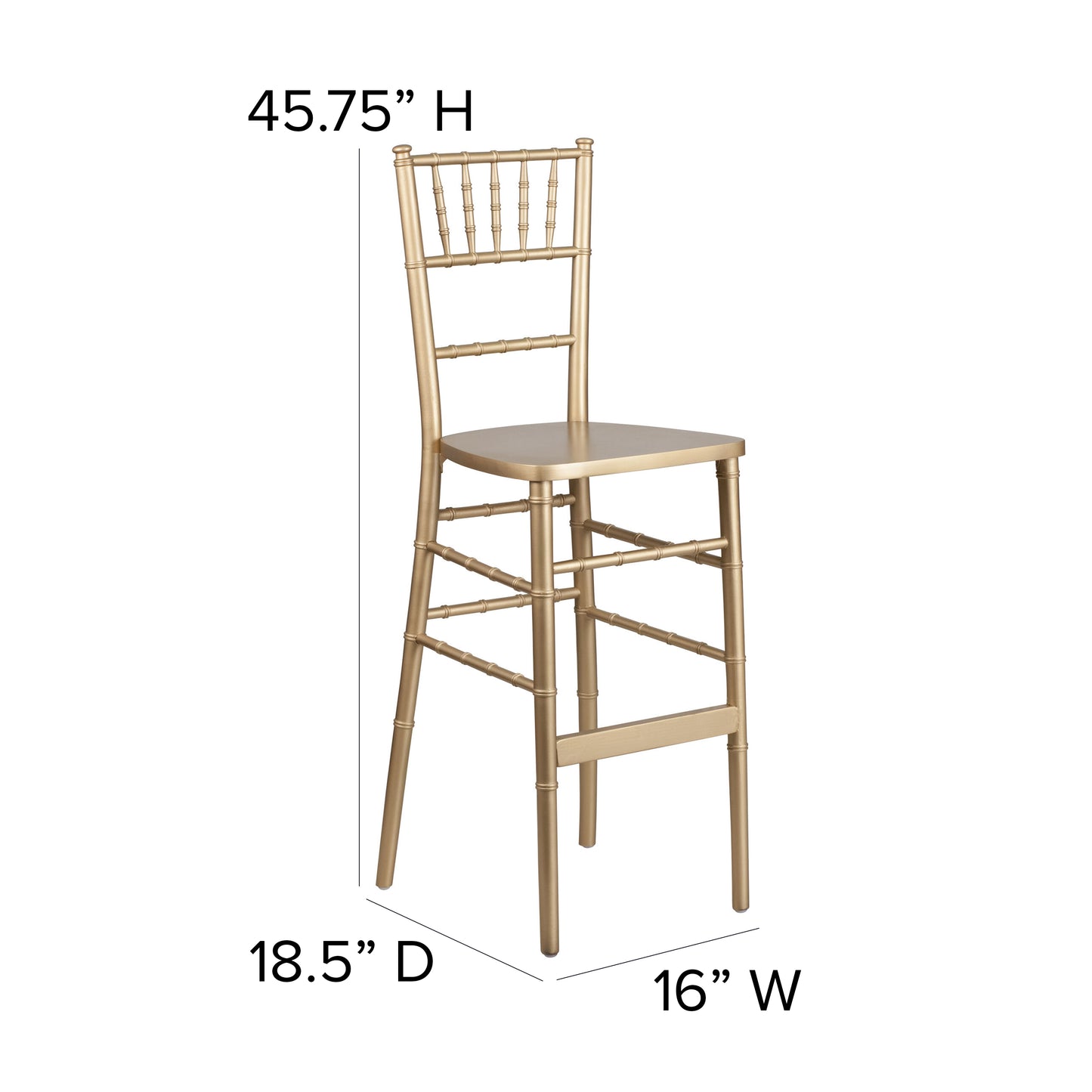 Gold Wood Chiavari Barstool XA-CH-BAR-GO-GG