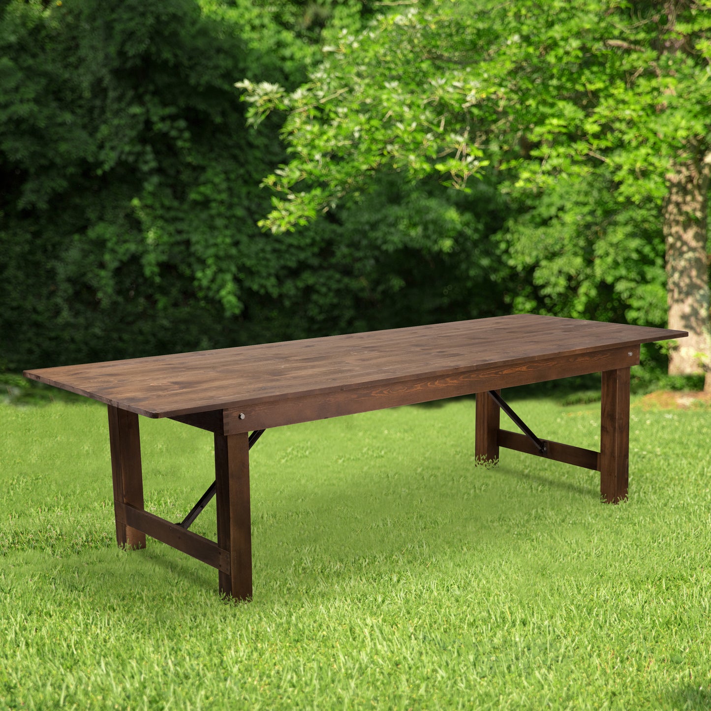 9'x40" Folding Farm Table XA-F-108X40-GG