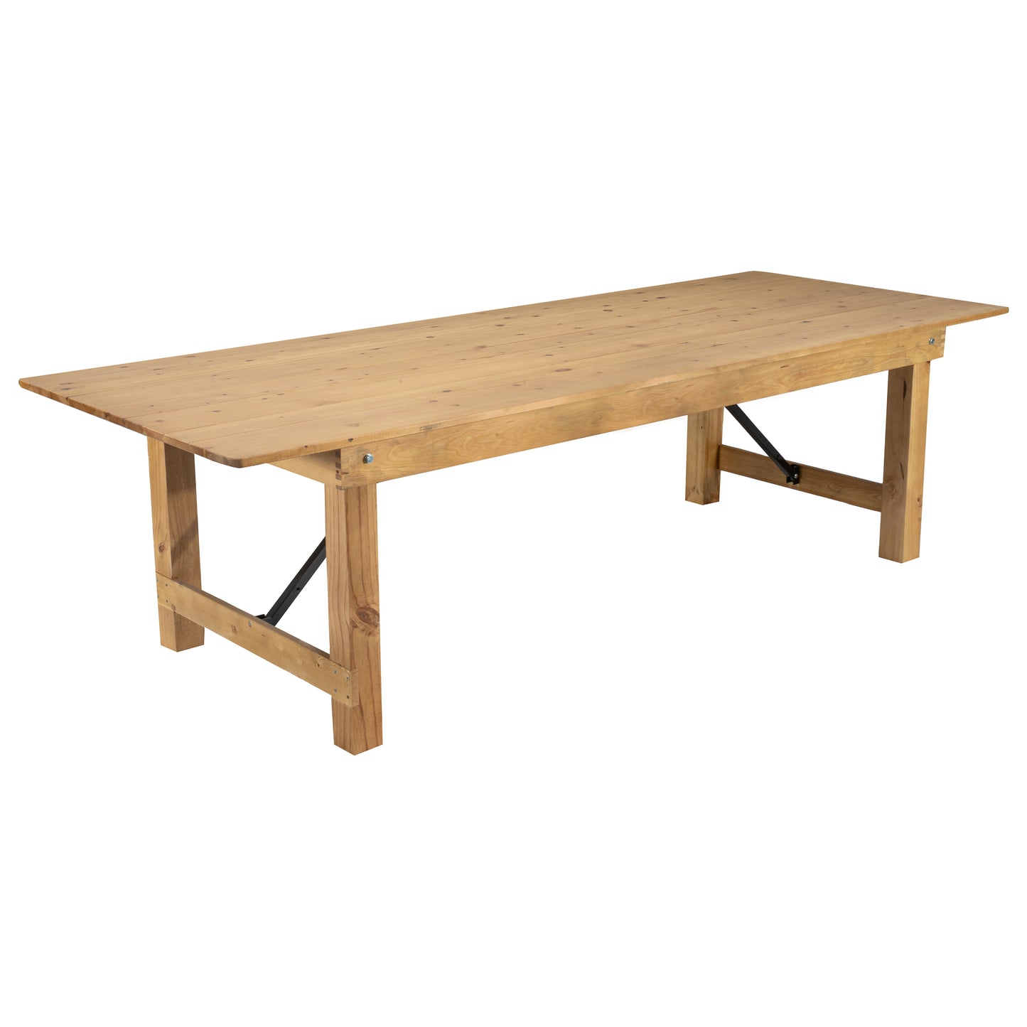 9'x40" Folding Farm Table XA-F-108X40-LN-GG