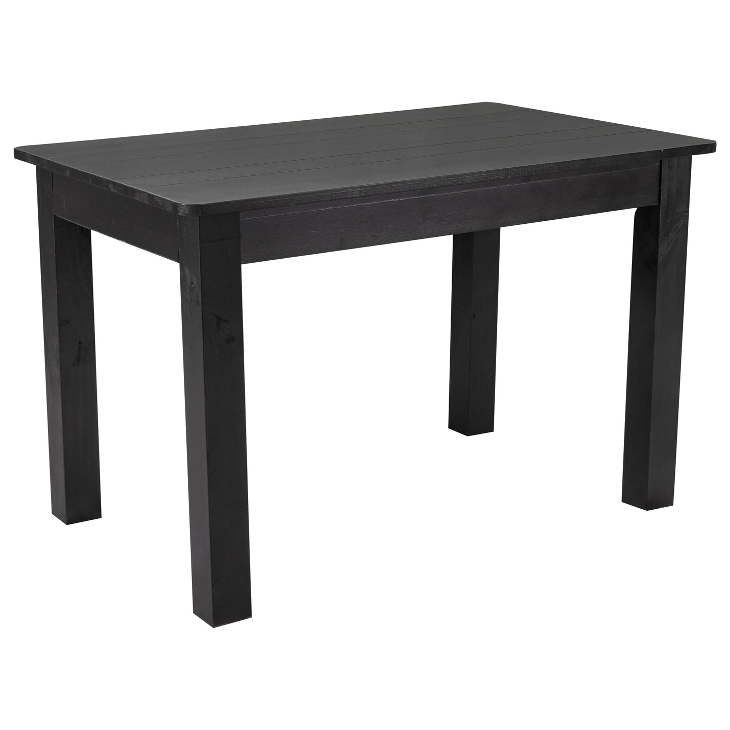 46x30 Black Wash Farm Table XA-F-46X30-BW-GG