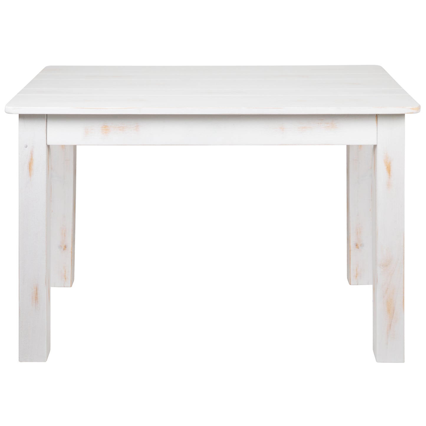 46x30 Rustic White Farm Table XA-F-46X30-WH-GG