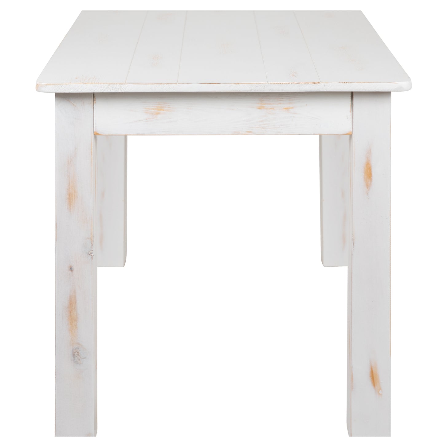 46x30 Rustic White Farm Table XA-F-46X30-WH-GG