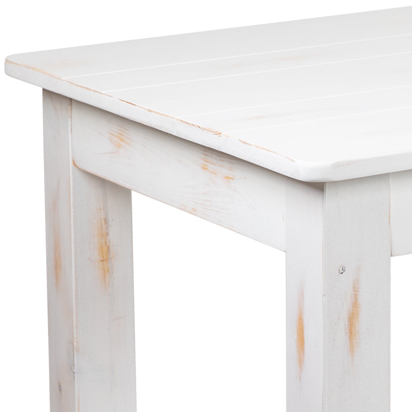 46x30 Rustic White Farm Table XA-F-46X30-WH-GG