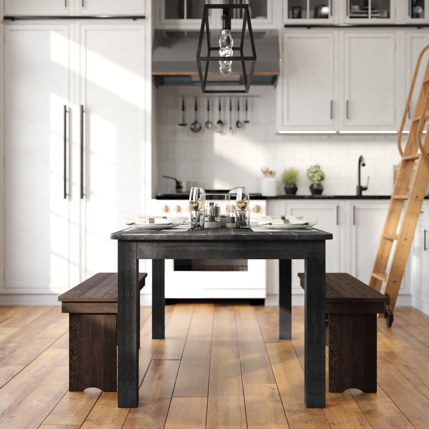 Rustic Style Farmhouse Dining Room Table