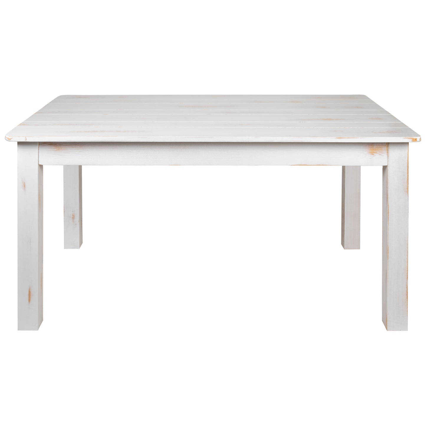 60x38 Rustic White Farm Table XA-F-60X38-WH-GG