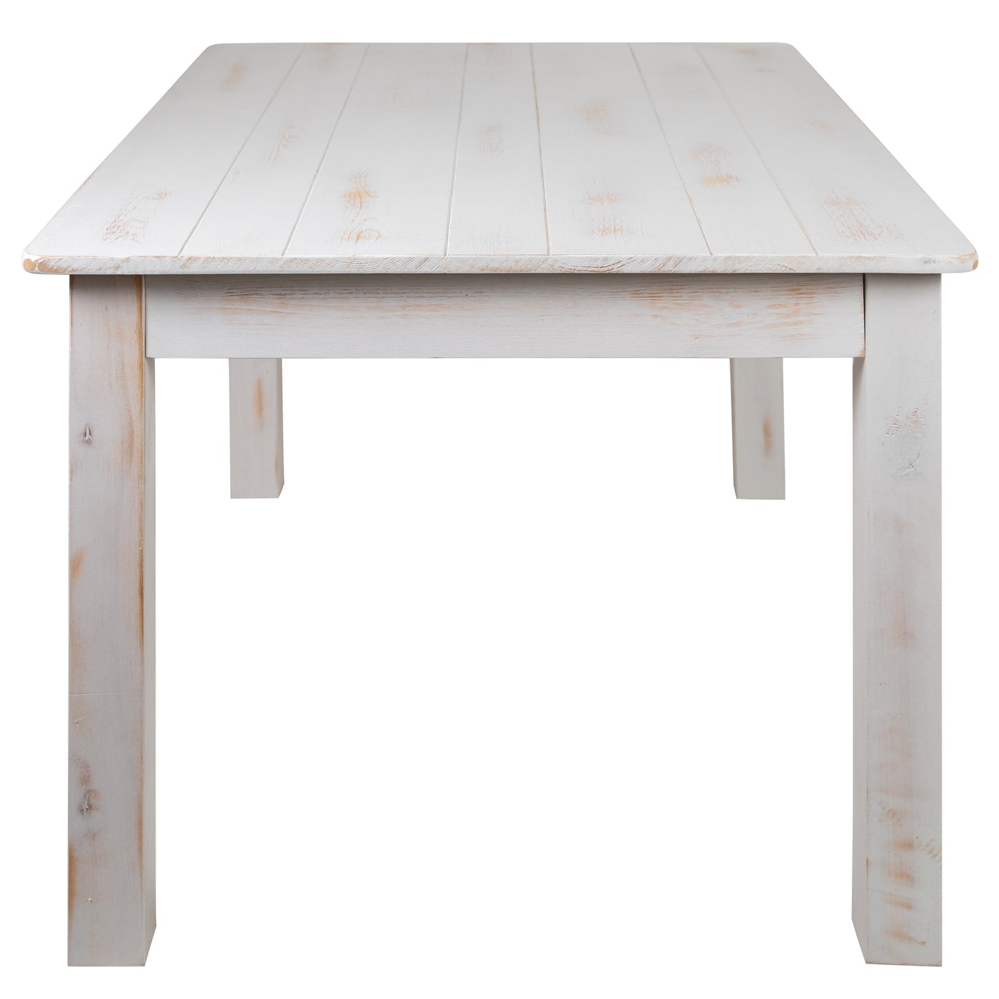 60x38 Rustic White Farm Table XA-F-60X38-WH-GG