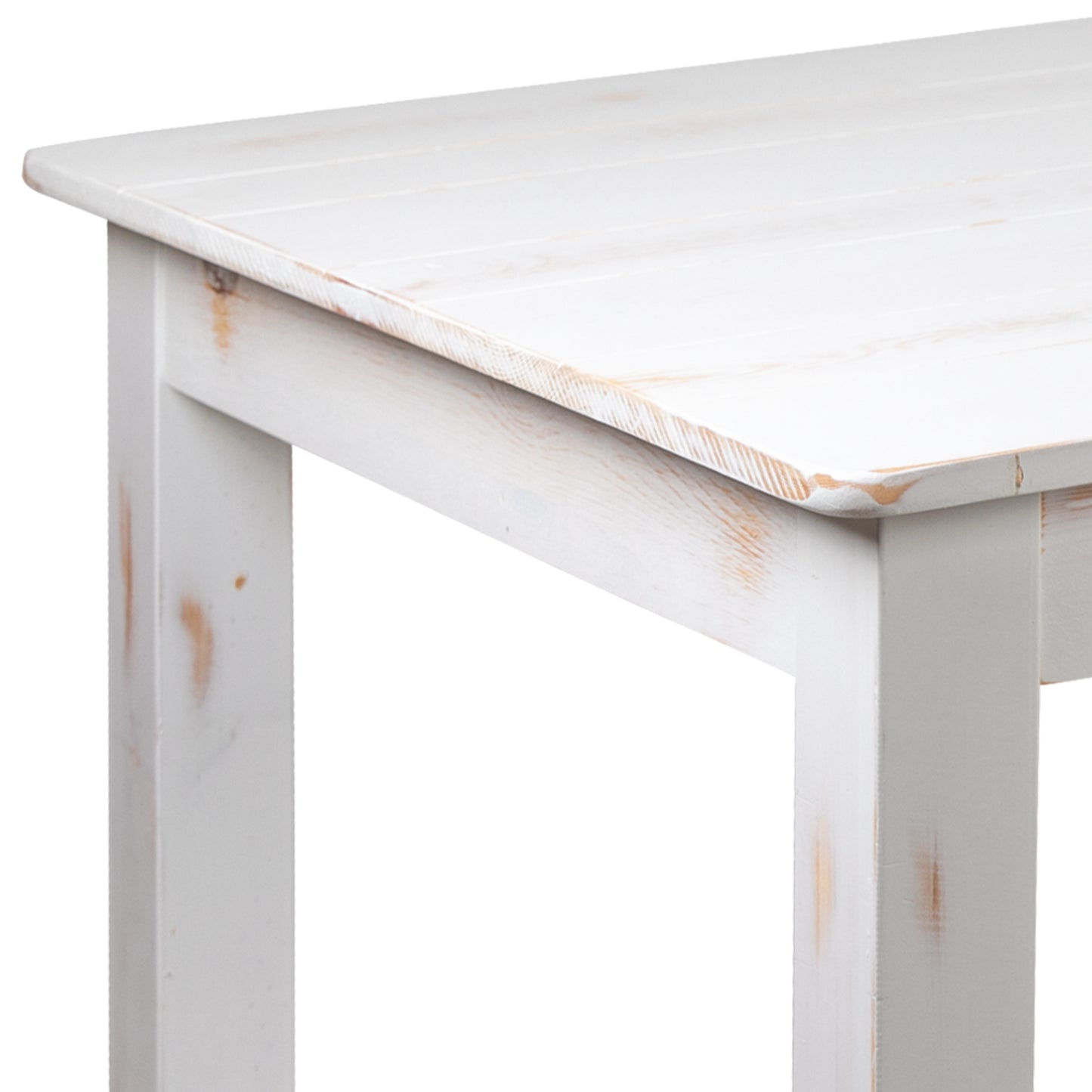 60x38 Rustic White Farm Table XA-F-60X38-WH-GG