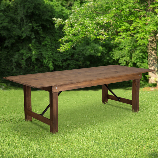 8'x40" Folding Farm Table XA-F-96X40-GG