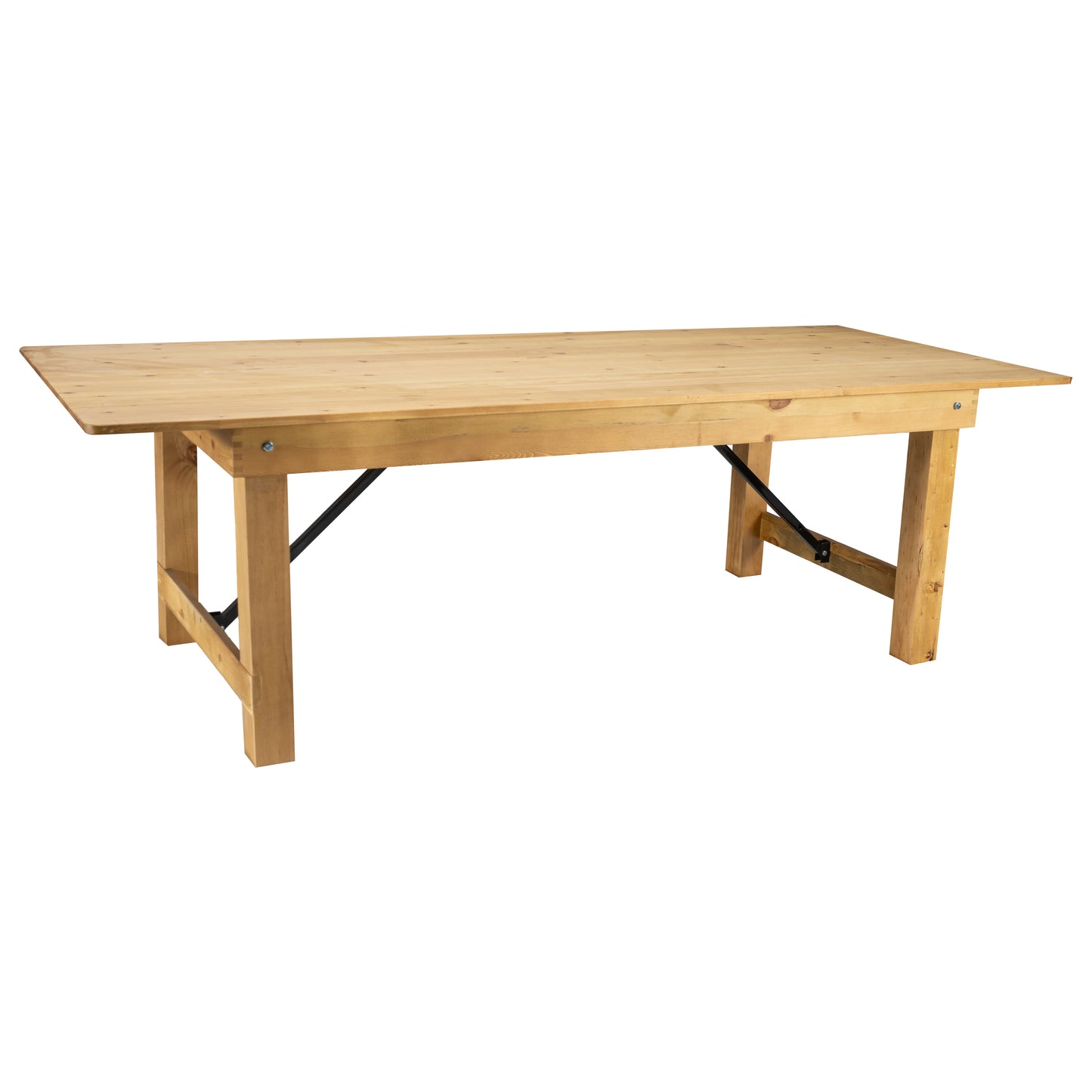 8'x40" Folding Farm Table XA-F-96X40-LN-GG