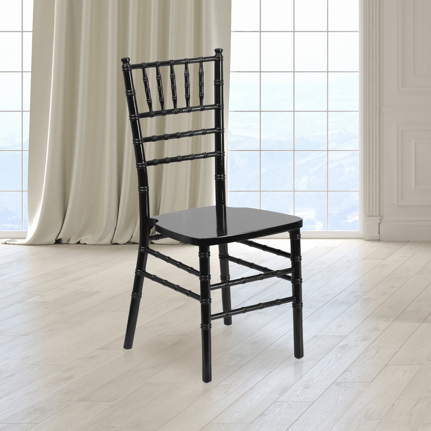 Black Wood Chiavari Chair XS-BLACK-GG