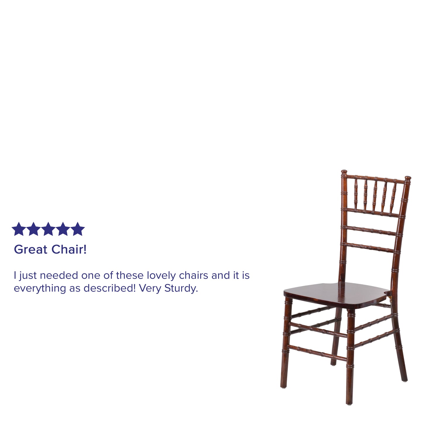 Fruitwood Chiavari Chair XS-FRUIT-GG