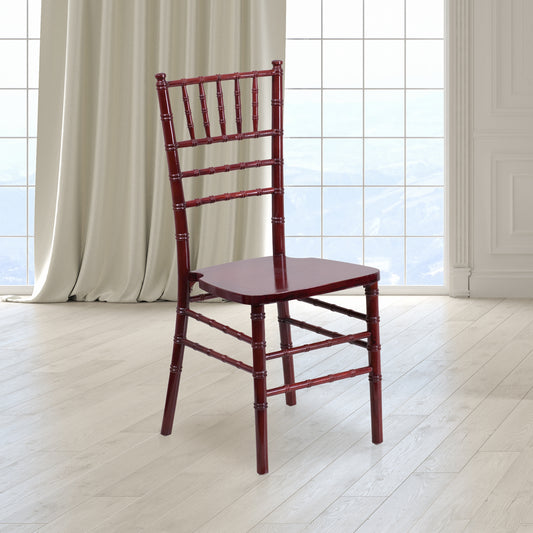 Mahogany Wood Chiavari Chair XS-MAHOGANY-GG