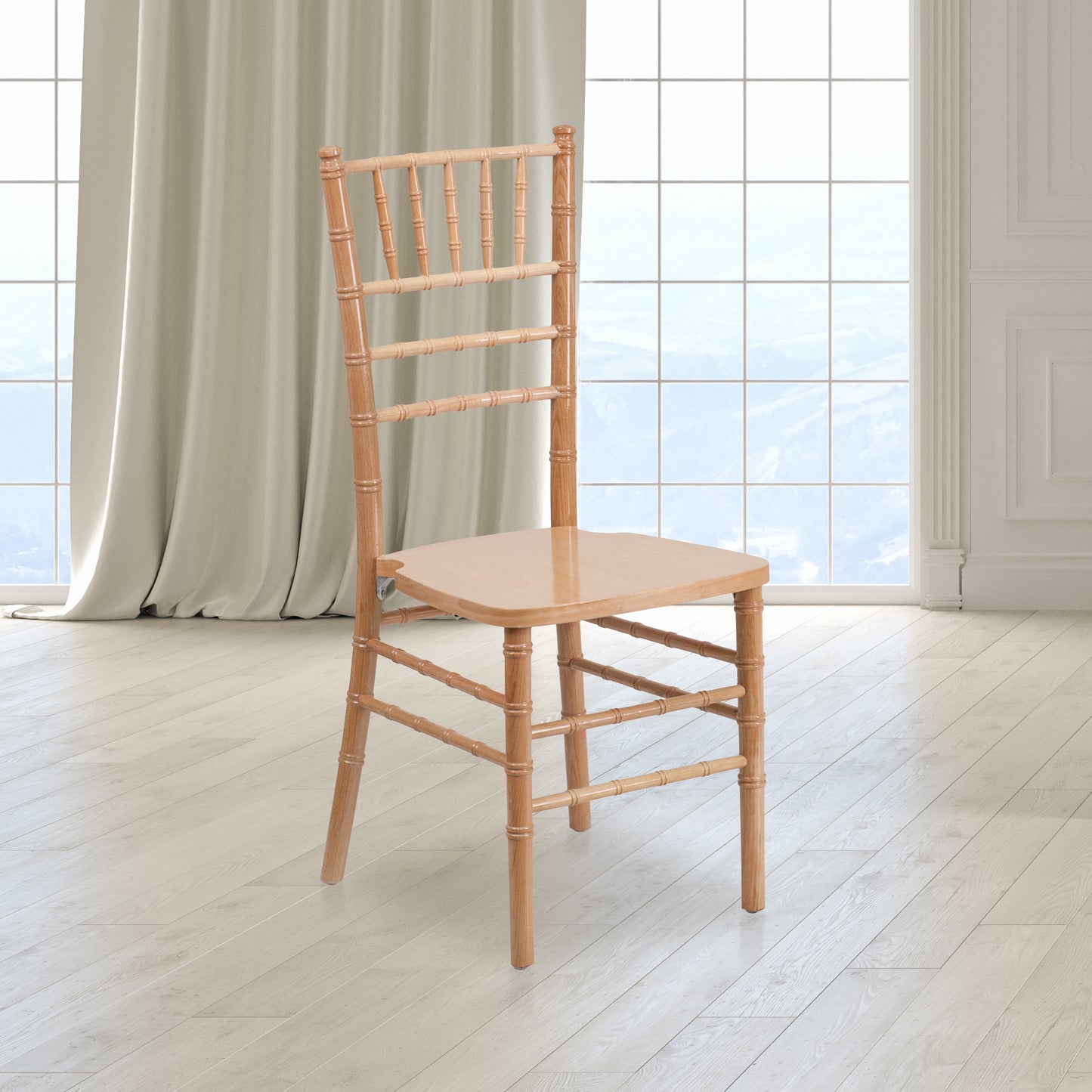 Natural Wood Chiavari Chair XS-NATURAL-GG