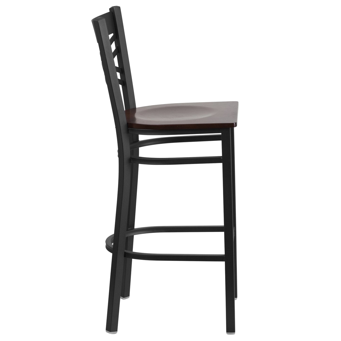 Black X Stool-Wal Seat XU-6F8BXBK-BAR-WALW-GG