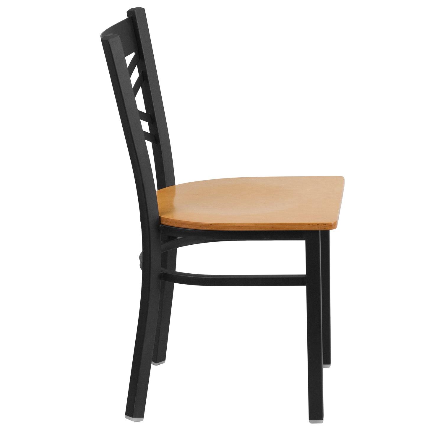 Black X Chair-Nat Seat XU-6FOBXBK-NATW-GG