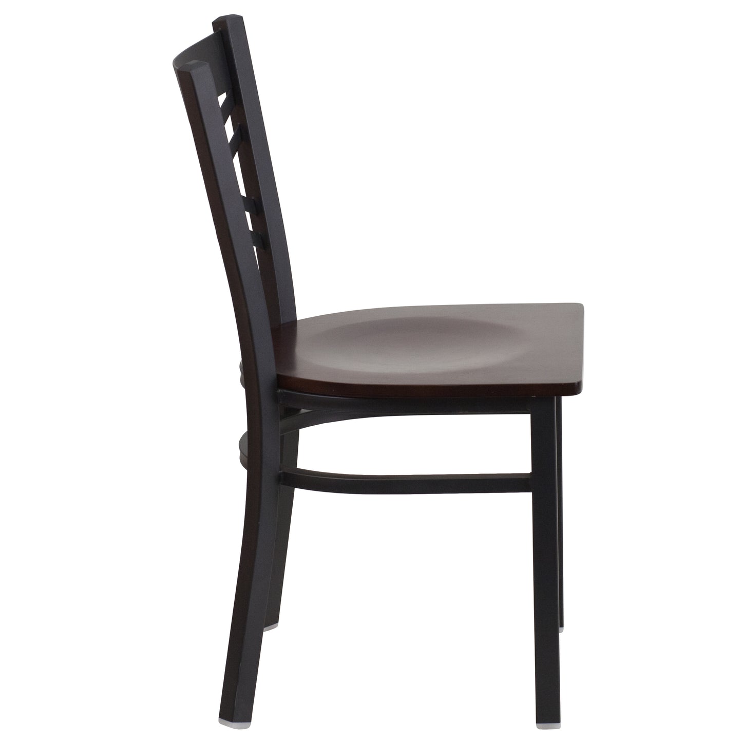 Black X Chair-Wal Seat XU-6FOBXBK-WALW-GG