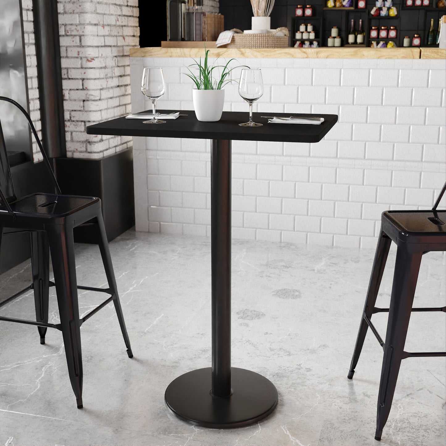 Bar Height Hospitality Table