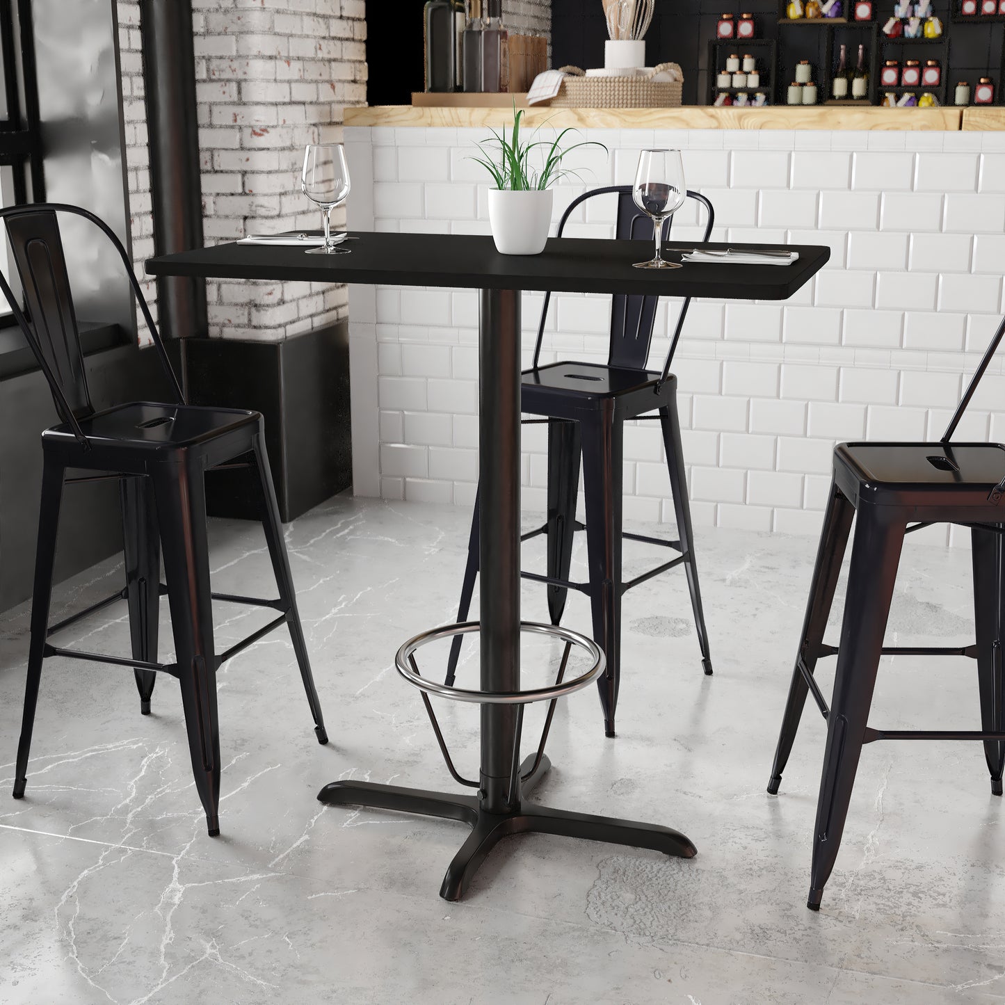 Bar Height Hospitality Table