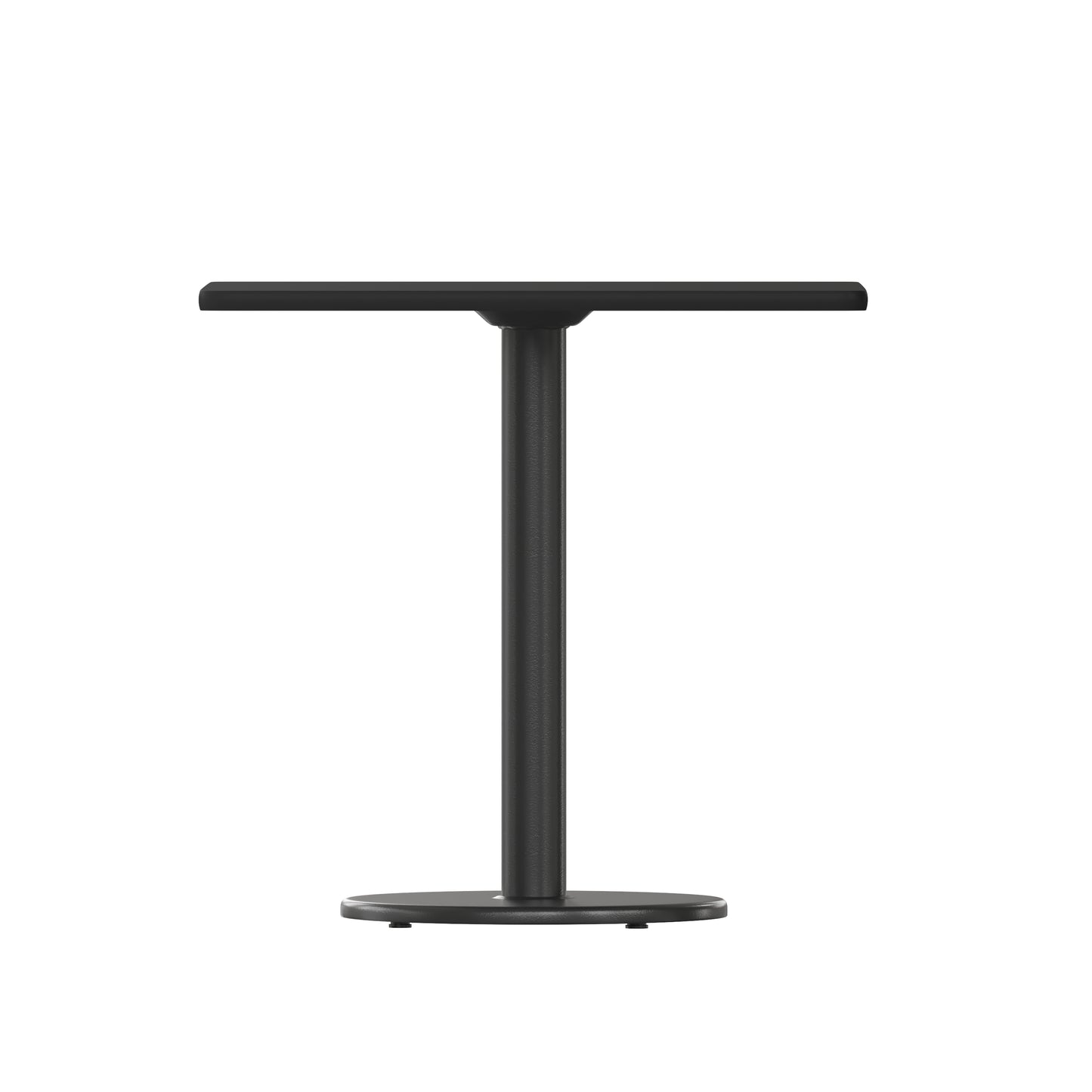 30SQ Black Table-18RD Base XU-BLKTB-3030-TR18-GG