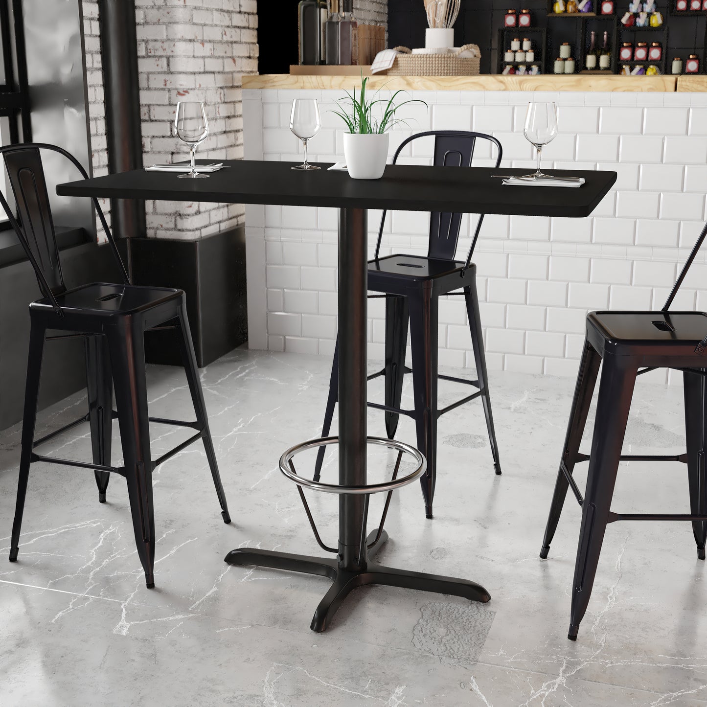 Bar Height Hospitality Table