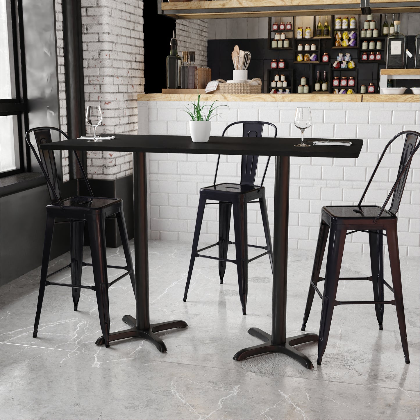 Bar Height Hospitality Table