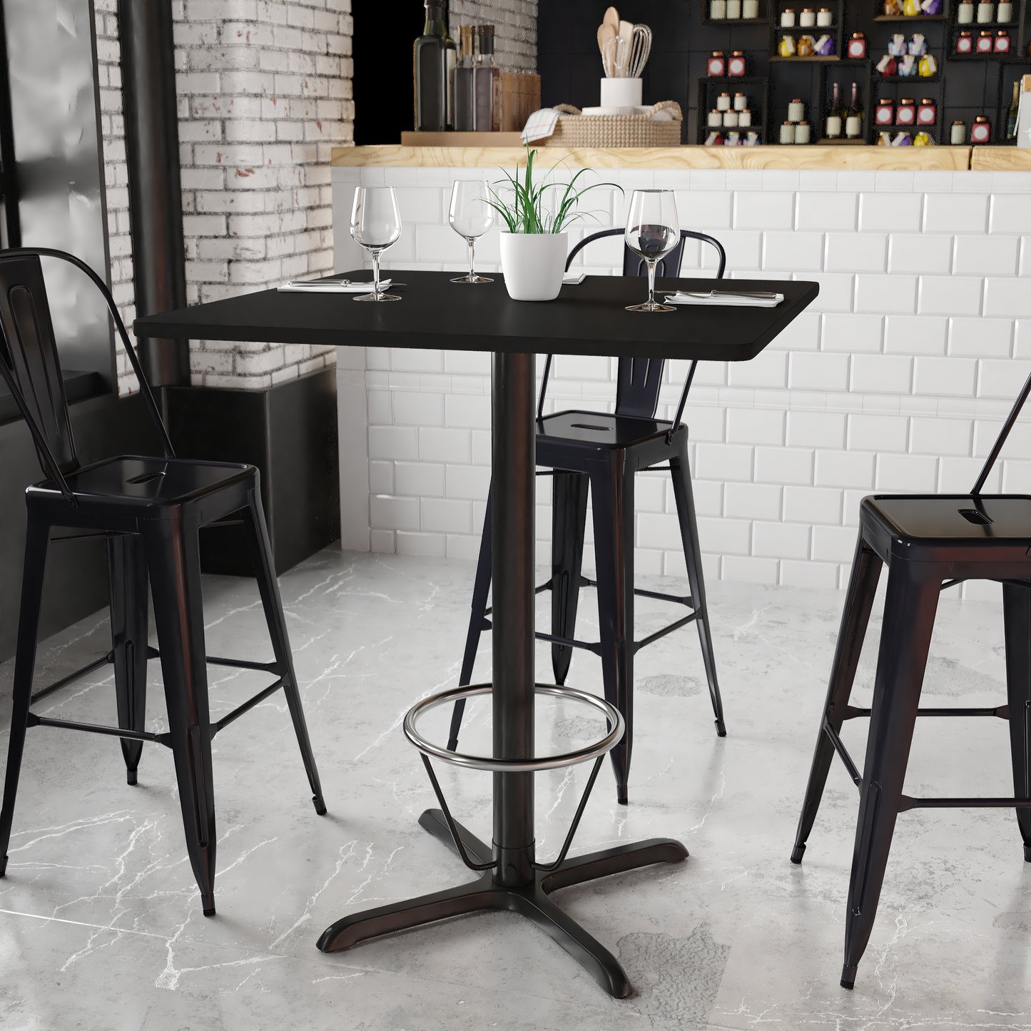 Bar Height Hospitality Table