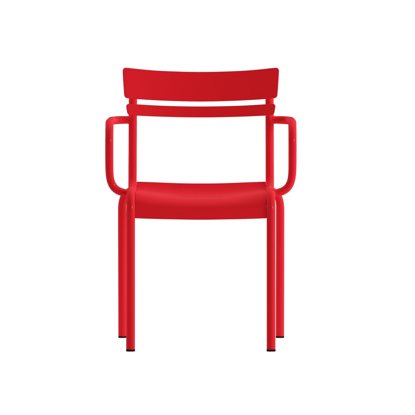 Red Steel Arm Chair XU-CH-10318-ARM-RED-GG