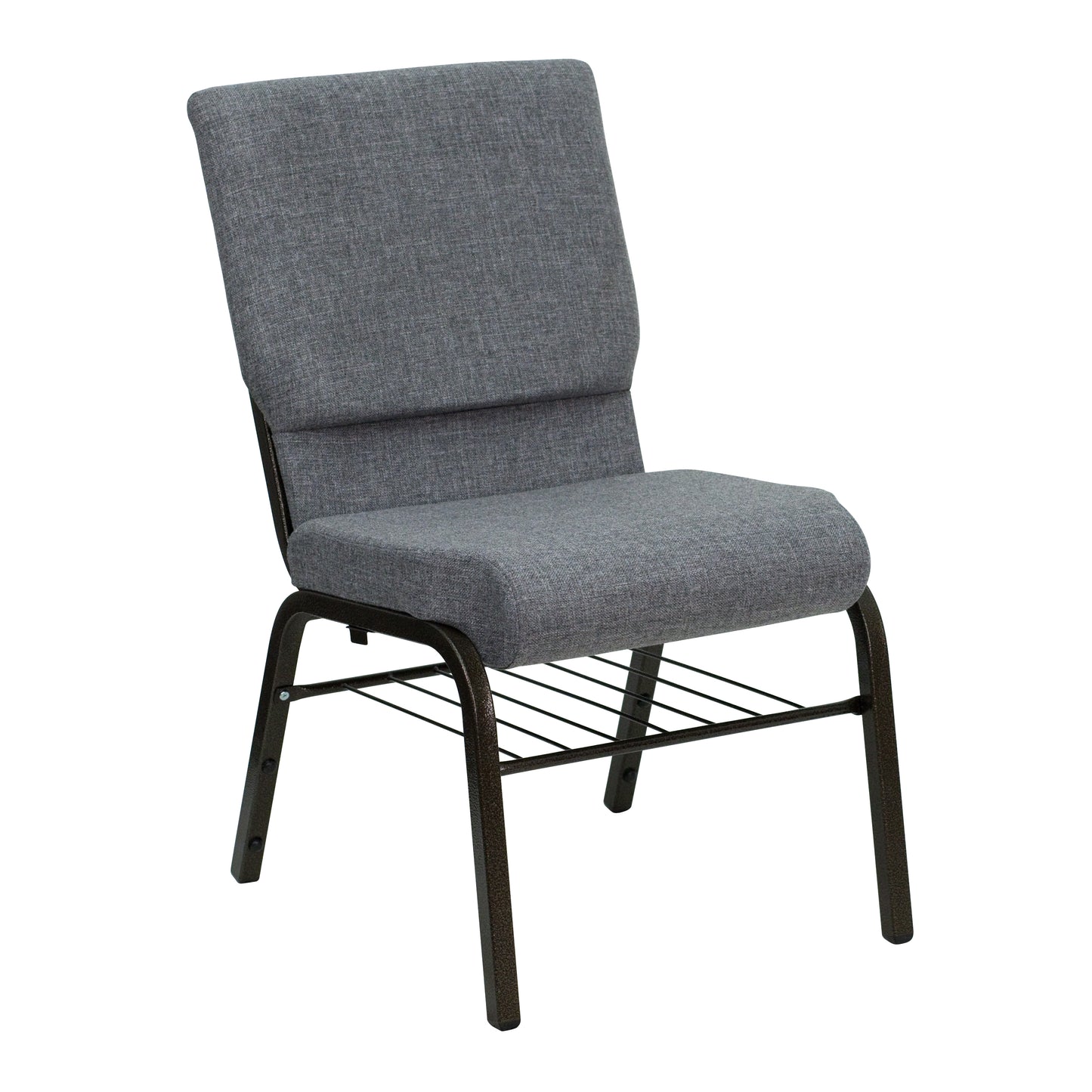 Gray Fabric Church Chair XU-CH-60096-BEIJING-GY-BAS-GG