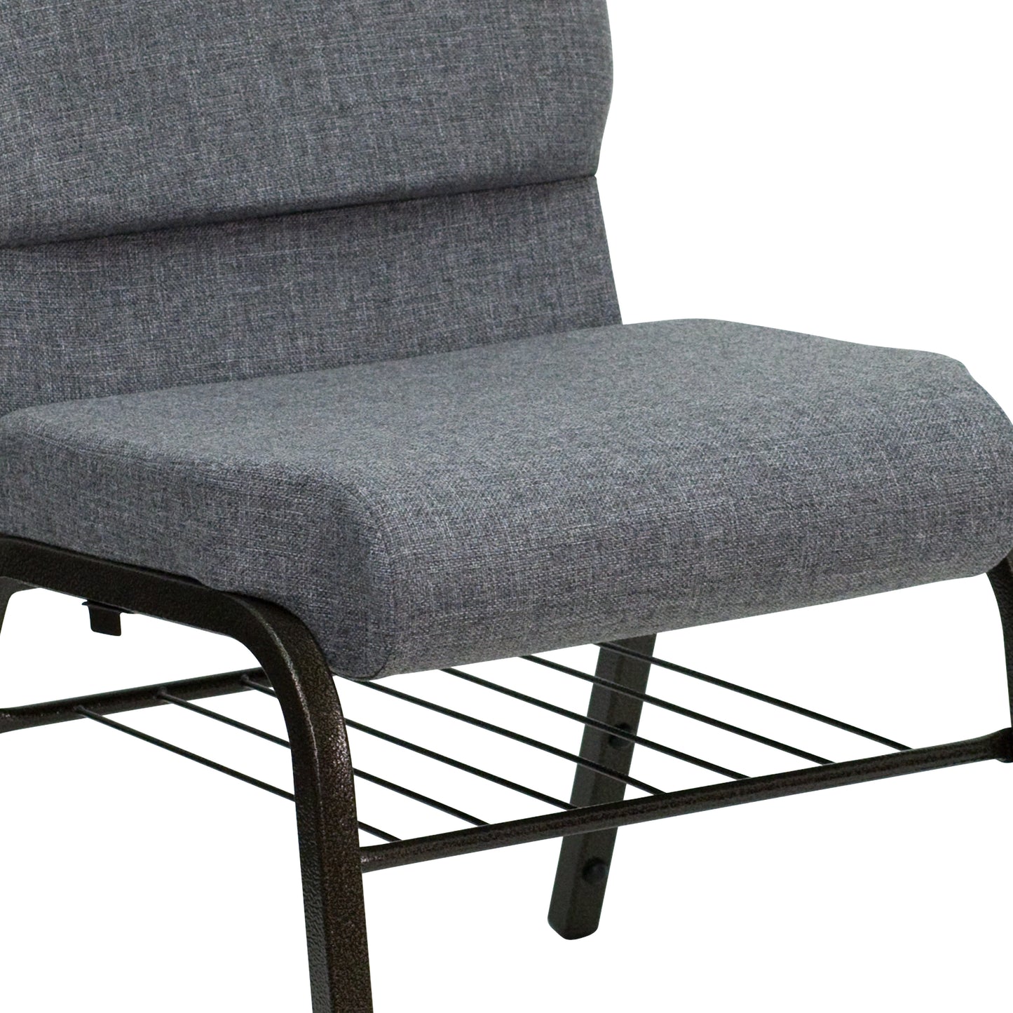 Gray Fabric Church Chair XU-CH-60096-BEIJING-GY-BAS-GG