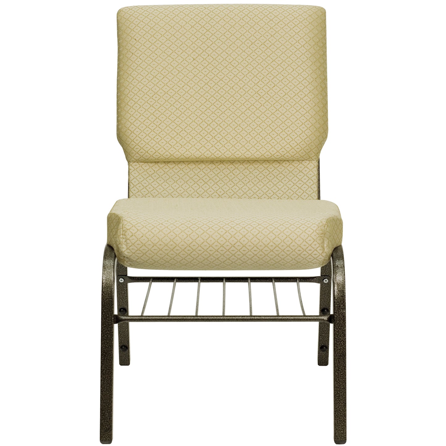 Beige Fabric Church Chair XU-CH-60096-BGE-BAS-GG