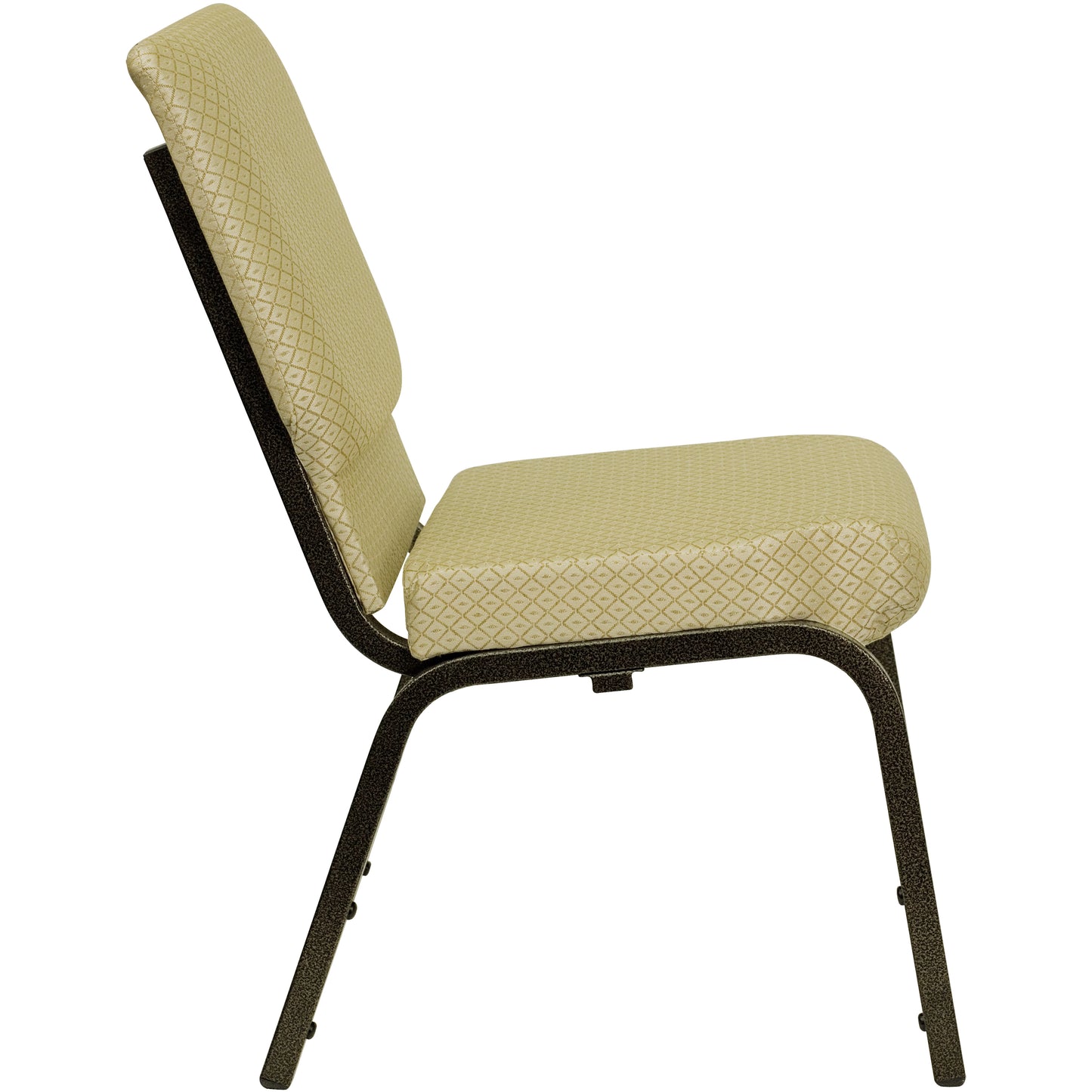 Beige Fabric Church Chair XU-CH-60096-BGE-GG