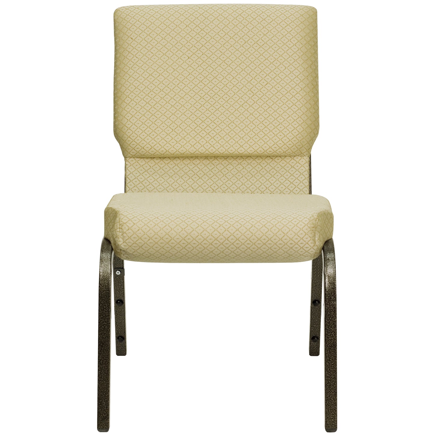 Beige Fabric Church Chair XU-CH-60096-BGE-GG