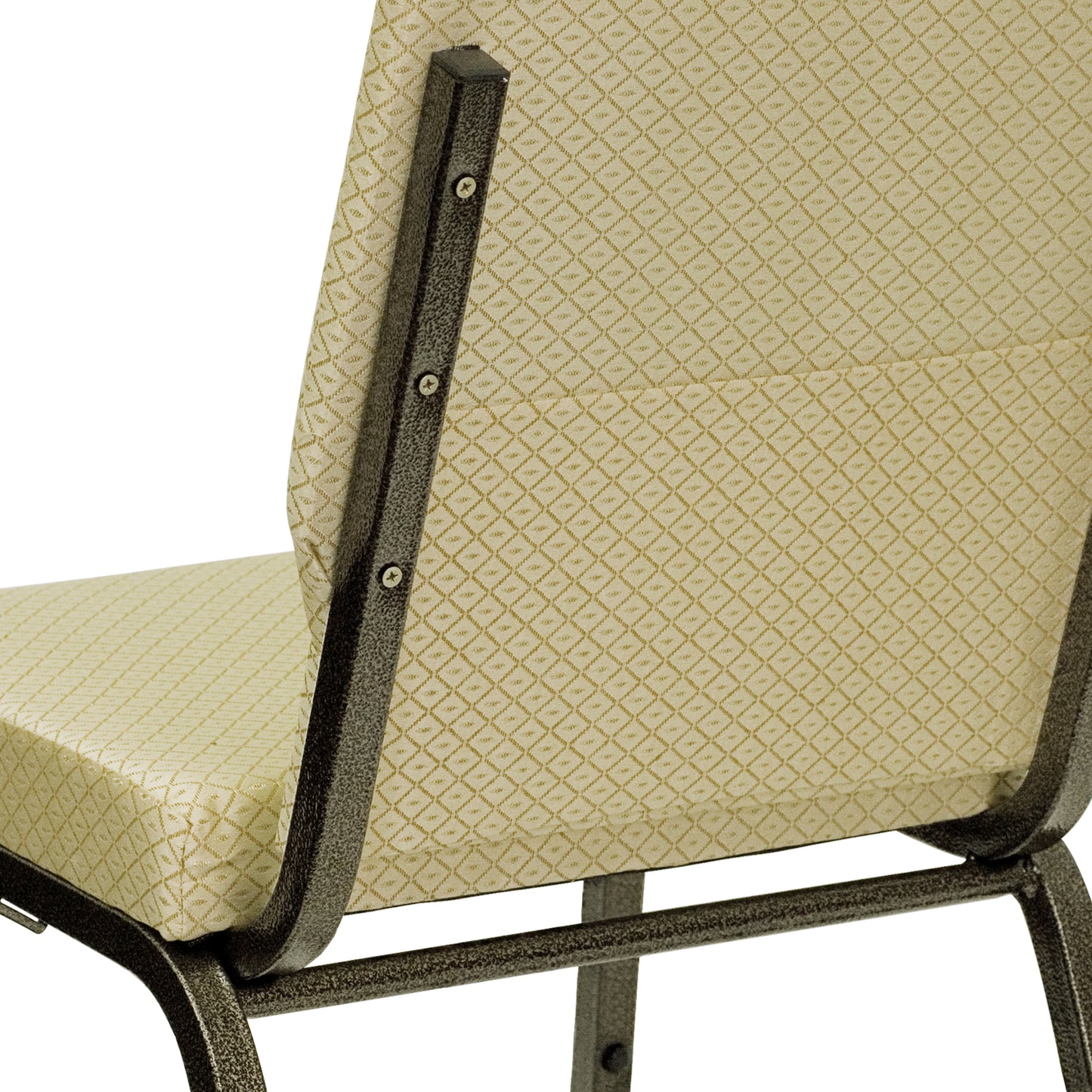 Beige Fabric Church Chair XU-CH-60096-BGE-GG