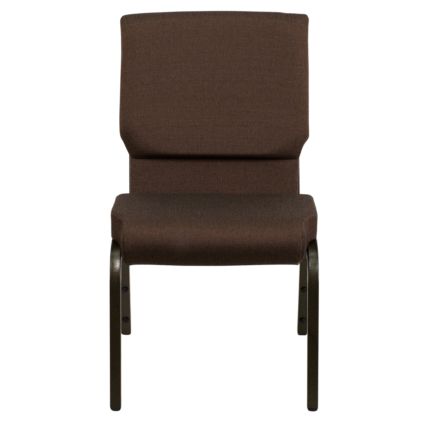 Brown Fabric Church Chair XU-CH-60096-BN-GG