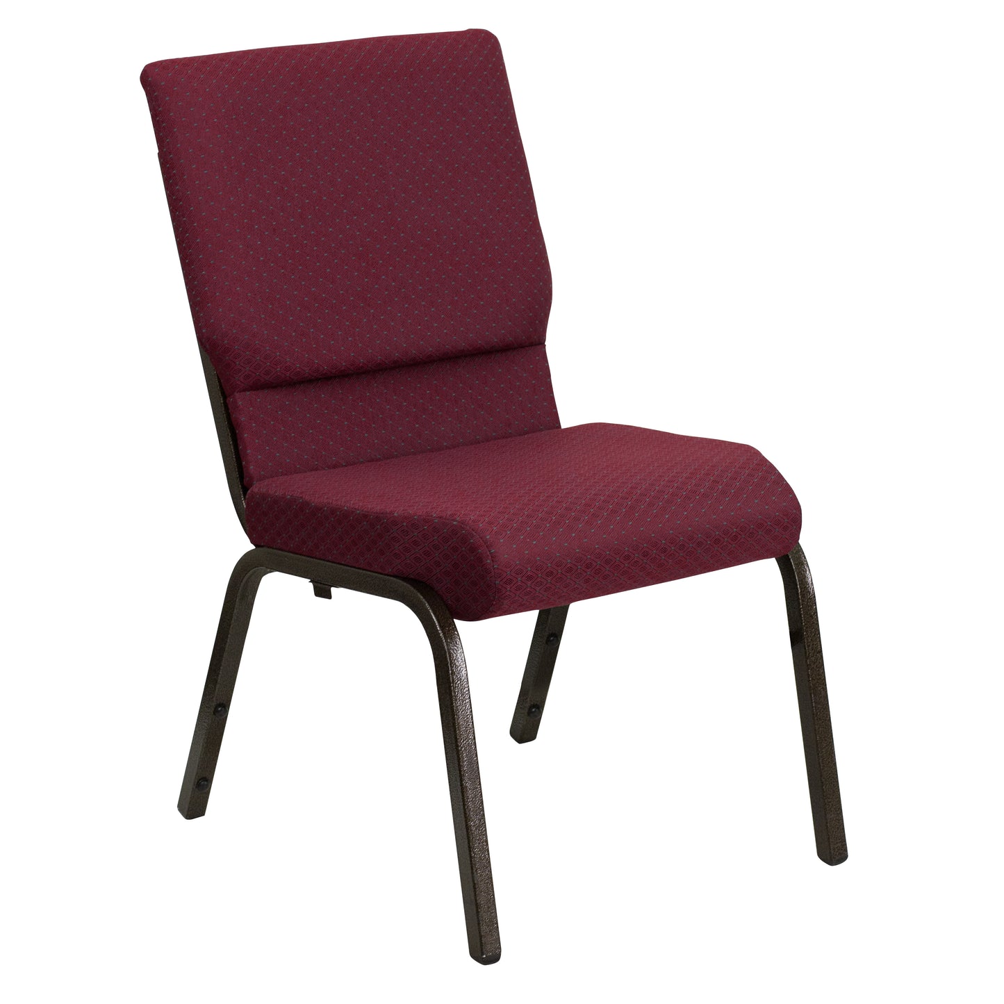 Burgundy Fabric Church Chair XU-CH-60096-BYXY56-GG